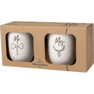 Villeroy & Boch Hrnček Mr and Mrs Statement 2 x 340 ml