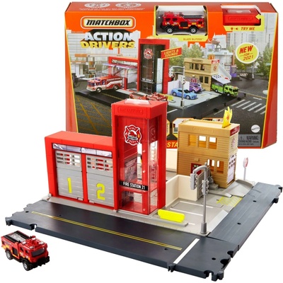 Matchbox™ Action Drivers Veľká hasičská stanica