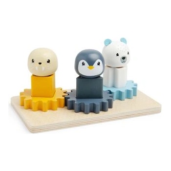 Bigjigs Toys Дървена ЕКО игра за сортиране - Арктика (036003)