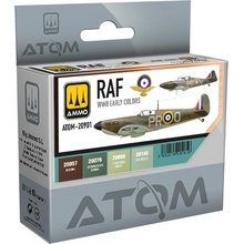 AMMO by MIG Jimenez ATOM RAF WWII Early Colors Set 4 x 20 ml