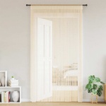 Pure Line Home Пердета с ресни в цвят кремав за тръбен корниз, 2 бр. , 100 x 250 см