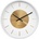 NeXtime Стенен часовник Retro II бяло и златисто (3535WI)