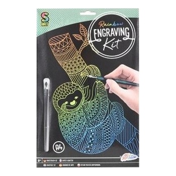 Vyškrabávací obrázok leňochod