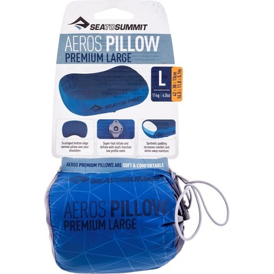 Sea to Summit Aeros Premium Pillow Large navy blue 42x30x13