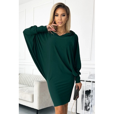 Numoco Спортна рокля с качулка в зелен цвят 400-1nmc-1890 - Зелен, размер s/m