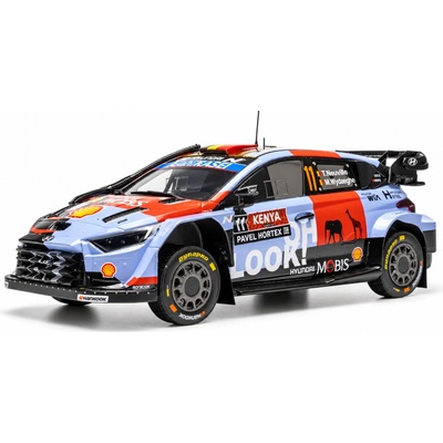 IXO Hyundai i20 N Rally1 Safari Rallye Kenya 2026 #11 Neuville Widaeghe 1:18