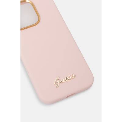 GUESS кейс за телефон iPhone 16 Pro (GUHCP16LSMBSLP)