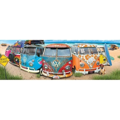 EUROGRAPHICS - Puzzle Colorful buses - 1 000 piese