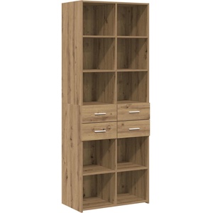 vidaXL Библиотека Дъб артизан 30 x 42.4 x 185.2 см (3446619)