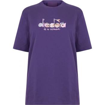 Diadora Тениска Diadora Women's Eye Short Sleeve T-Shirt - Purple Glass