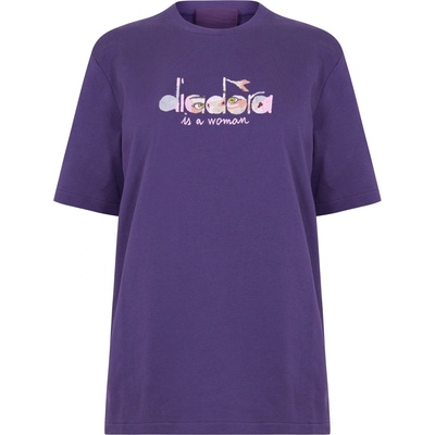 Diadora Тениска Diadora Women's Eye Short Sleeve T-Shirt - Purple Glass