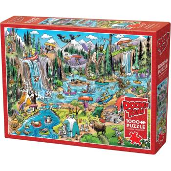 Cobble Hill Пъзел Cobble Hill от 1000 части - DoodleTown: Хаос с лодки (44514)