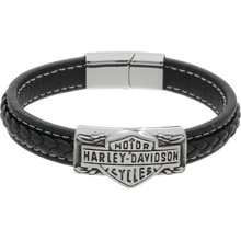 Ewena Kožený náramok Harley Davidson KD124