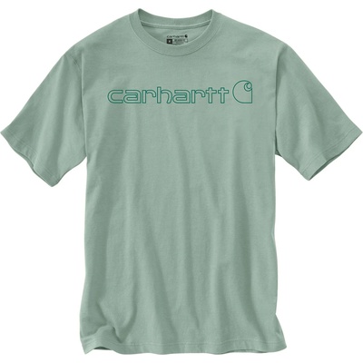 Carhartt Мъжка тениска Carhartt Core Logo S/S T-shirt - Seabrook (016-7684-1214)