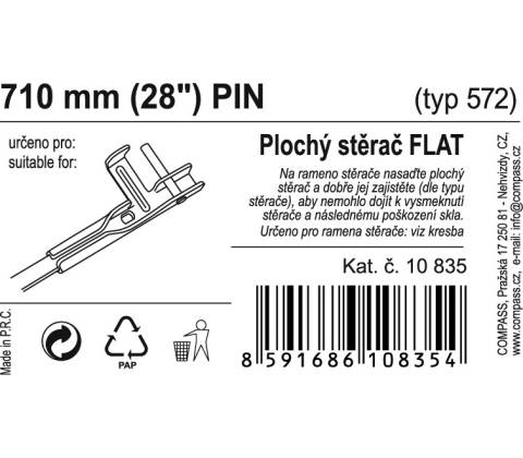 Compass Flat Bulk 710 mm 10835