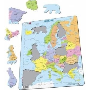 TACTIC Ukladanka Map Political Europe Maxi