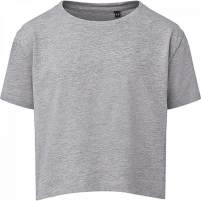 TriDri® Dětské tričko Boxy šedá melír,