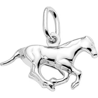Argento Strieborný prívesok cválajúci kôň 86158