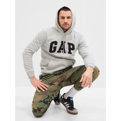 GAP mikina s logom sivá