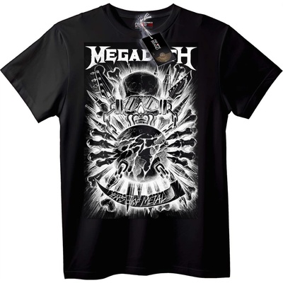 NOONEBRAND Тениска Megadeth Метъл 1983-2013 - XL, Black