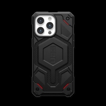 Urban Armor Gear Кейс UAG Monarch Pro за iPhone 15 Pro Max, съвместим с MagSafe, kevlar black (KXG0074423)