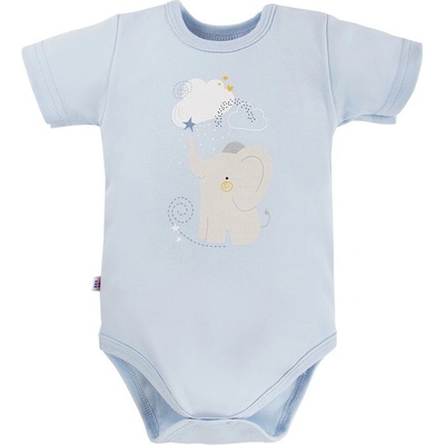 Eevi Body s krátkym rukávom MELLOW modré