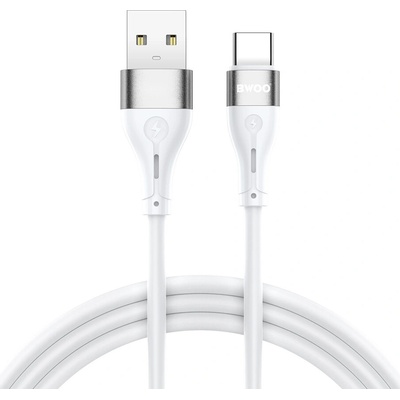 Bwoo X280C USB - USB-C, 3A, 1m, bílý