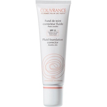 Avene Couvrance Fluid Foundation Corrector SPF15 1 Porcelain 30 ml