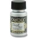 Farba na textil CADENCE DORA 50 ml metalická strieborná