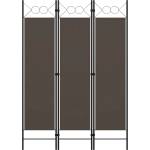 vidaXL Параван за стая, 3 панела, антрацит, 120x180 см (320701)