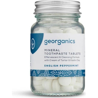 Georganics Minerální zubní tablety Máta peprná 120 ks