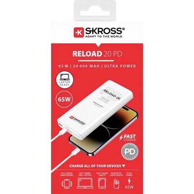 Skross Reload 20 65W PD 20000 mAh biela