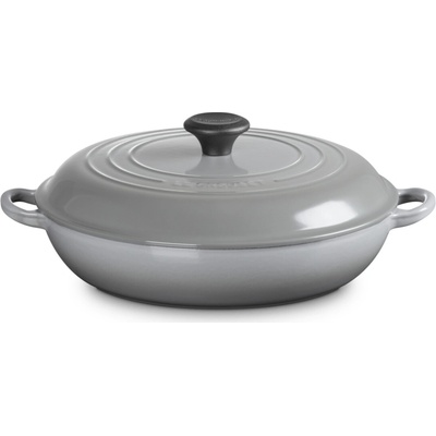 Le Creuset 25032305412463 Hrniec Gourmet nízky 30 cm, svetlosivý