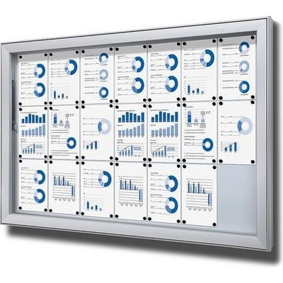 Extera Magnetická vitrína SCL, jednokřídlá 21 x A4