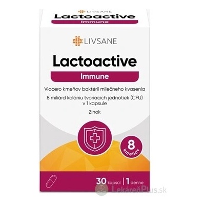 Livsane Laktoaktívne kapsuly Immune Zinok 30 kapsúl