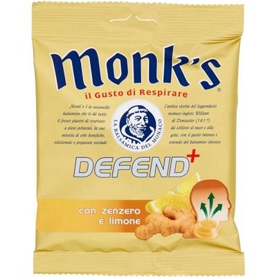 Monk'S Brániť Zázvorové/Citrónové Cukríky 46 g