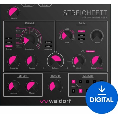 Waldorf Streichfett Plugin (Digitálny produkt)