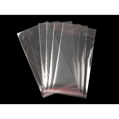 Prima-obchod PP sáček s lepicí klopou 11x20 cm transparent 100 ks