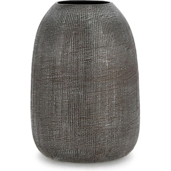 Bizzotto ДЕКОРАТИВНА ВАЗА papyrus 18x25 ТЪМНО СИВА (0501453)