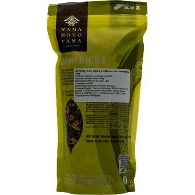 YAMAMOTOYAMA Čaj zelený sypaný s praženou ryžou Genmaicha 150 g