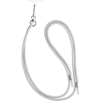 Univerzální šňůrka FIXED NeckUni pro telefony - Bílá – Sleviste.cz