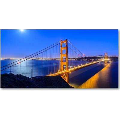 Foto obraz sklo tvrzené Most San Francisco 100x50 cm