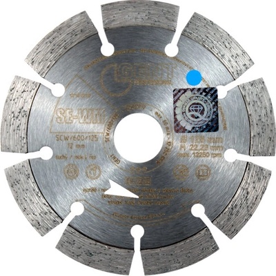 Kotouč řezný diamant GENT SE-WM Turbo 230mm turbo segment (šedý)