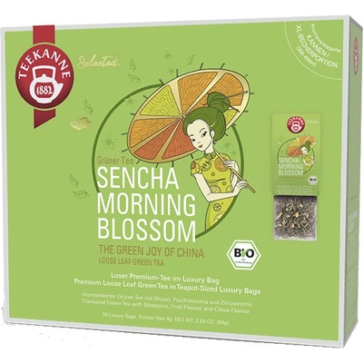 Teekanne Bio Luxury Bag Sencha Morning Blossom 20 ks