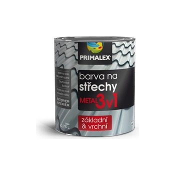 Primalex Metal 3v1 Farba na strechy 2,5L metal hnedá