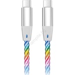 ALIGATOR DATKP64 - USB кабел USB-C / USB-C с LED подсветка 65W PD 0, 5m (PH0034)