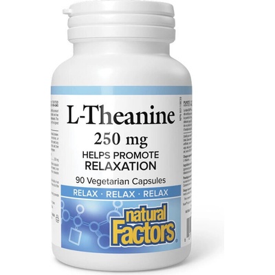 Natural Factors Л-Теанин - Концентрация, релакс и емоционален баланс, 250 mg, 90 капсули (2866 NF)