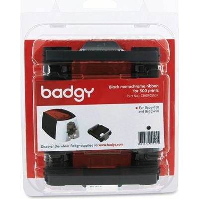 Badgy originál páska do tlačiarni kariet, CBGR0500K, čierna, Badgy