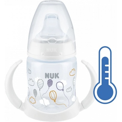 Nuk New Classic láhev Love silikon bílá 250ml