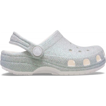Image 1 of Crocs Детски чехли Crocs Unisex Kids Classic Glitter Clogs - White
